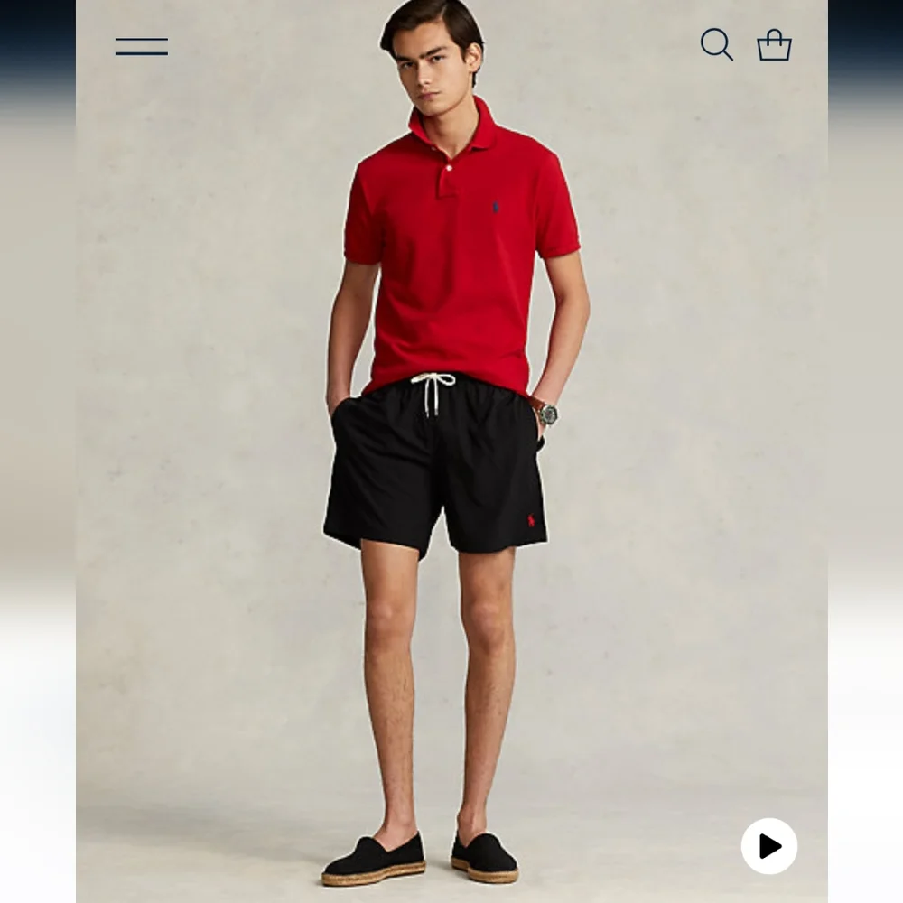Polo ralph lauren swim shorts 5.75